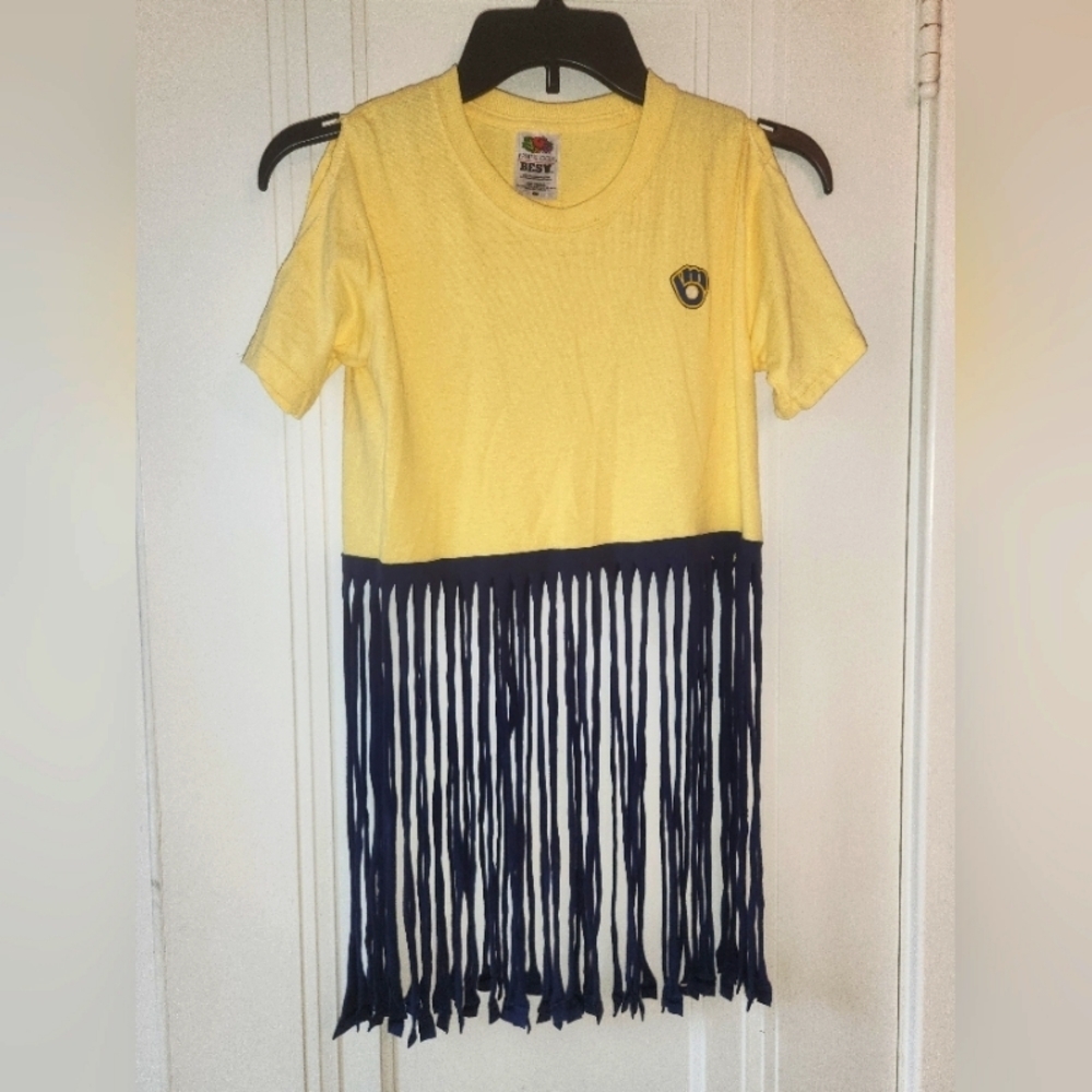 MILWAUKEE BREWERS fringe top